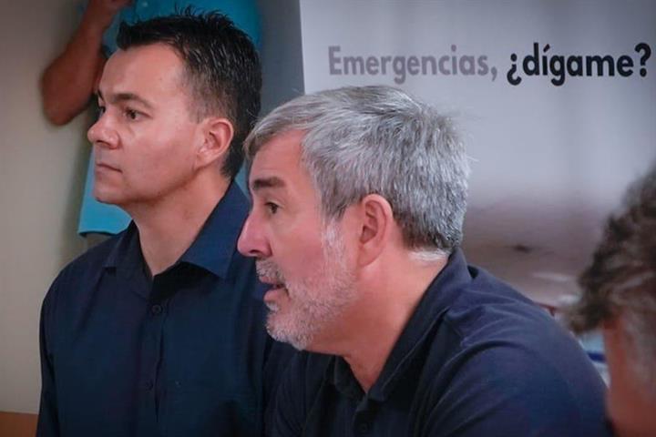 El ministro Héctor Gómez se desplaza a las zonas afectadas del incendio