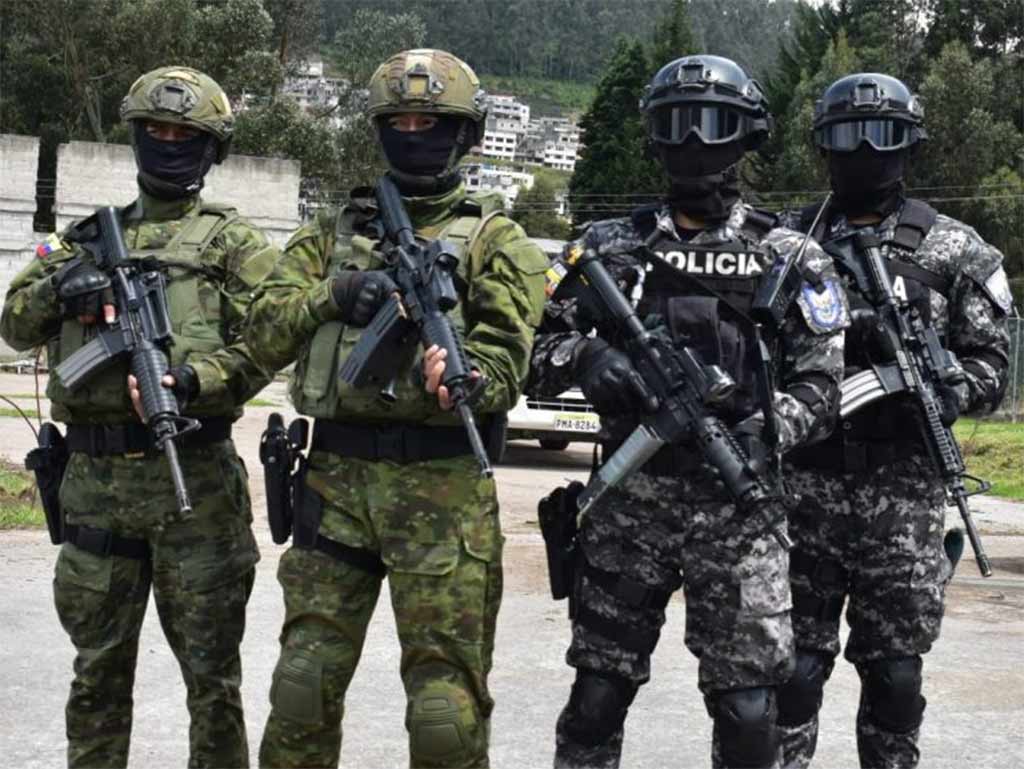 Más de mil detenidos en operativos militares en Ecuador Tercera