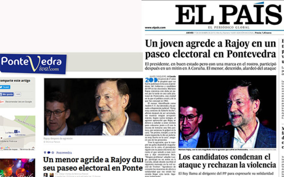 Intentos ruines de rentabilizar electoralmente la agresión a Rajoy