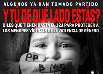 La asociación Ve-la luz acampa en el Parlamento de Galicia en protesta por la normativa autonómica de violencia de género