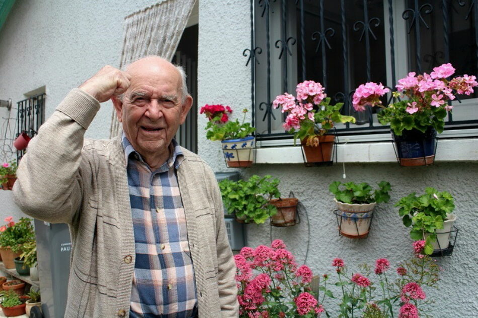 Muere en Francia Virgilio Peña, el miliciano que jamás quiso abandonar la primera línea de fuego