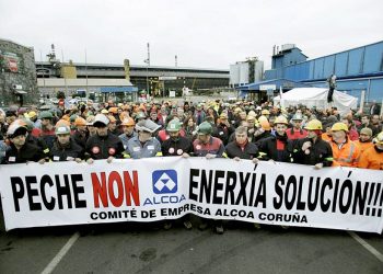 En Marea apoiará as mobilizacións do persoal de Alcoa do próximo martes
