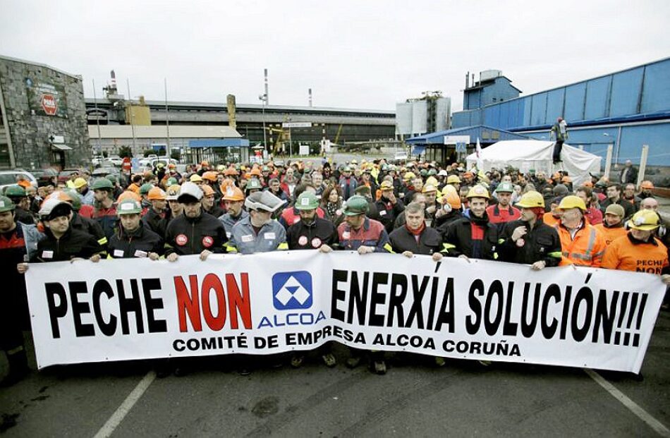 En Marea apoiará as mobilizacións do persoal de Alcoa do próximo martes