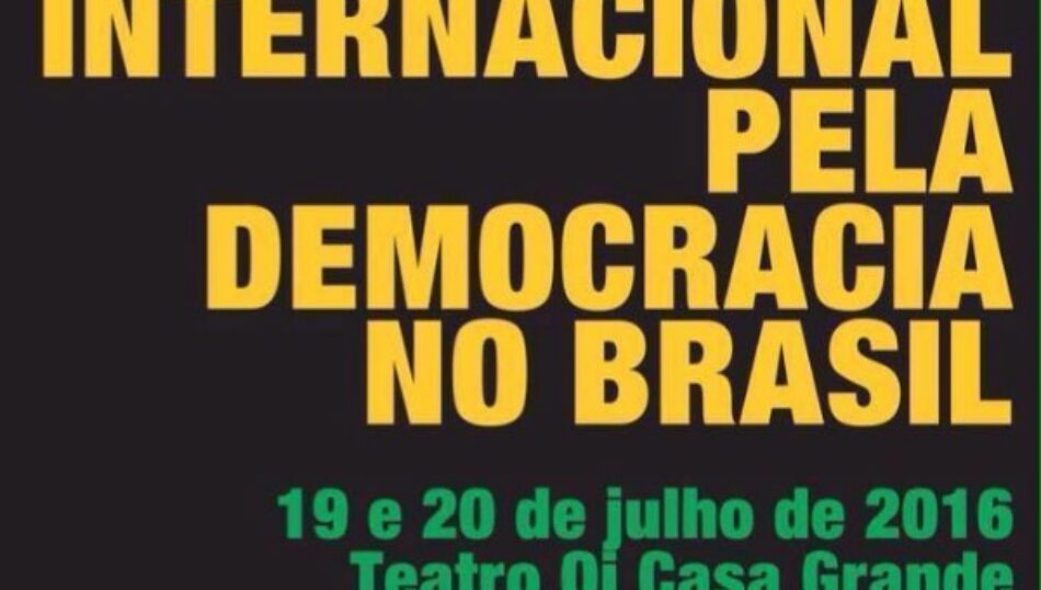 Instalan tribunal internacional para juzgar golpe en Brasil