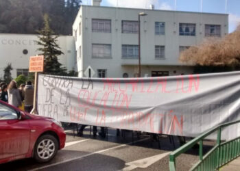 Chile: Estudiantes de la UdeC marchan exigiendo democracia y transparencia