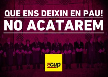 La CUP assegura que no s’acatarà la suspensió del TC i seguiran endavant amb el Procés Constituent