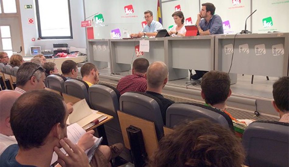 Centella: “Tenemos que centrarnos en conseguir la máxima unidad popular»