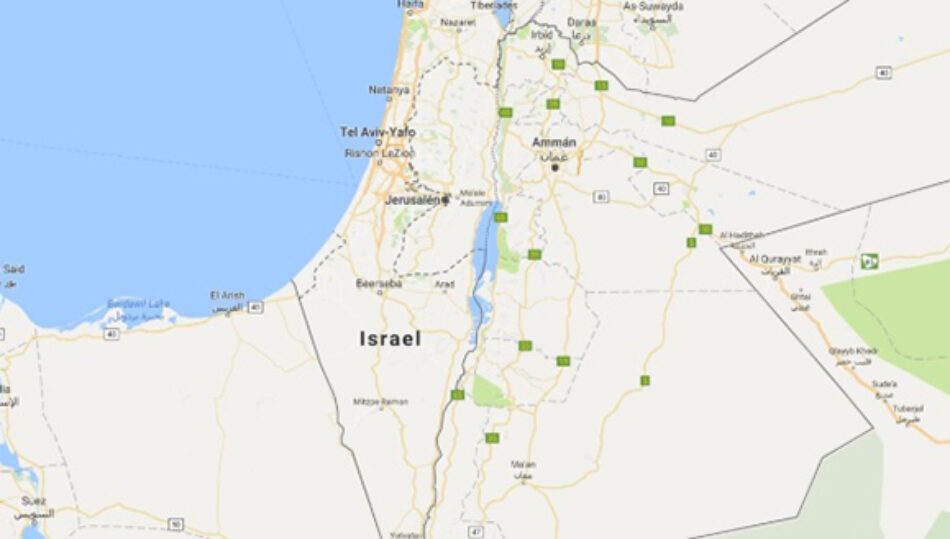 Google borra de su mapa a Palestina