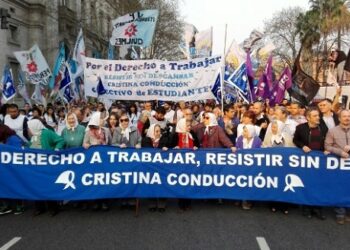 Marcha de la Resistencia en Argentina