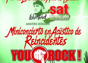 Reincidentes en concierto solidario por Andrés Bódalo en Linares este viernes