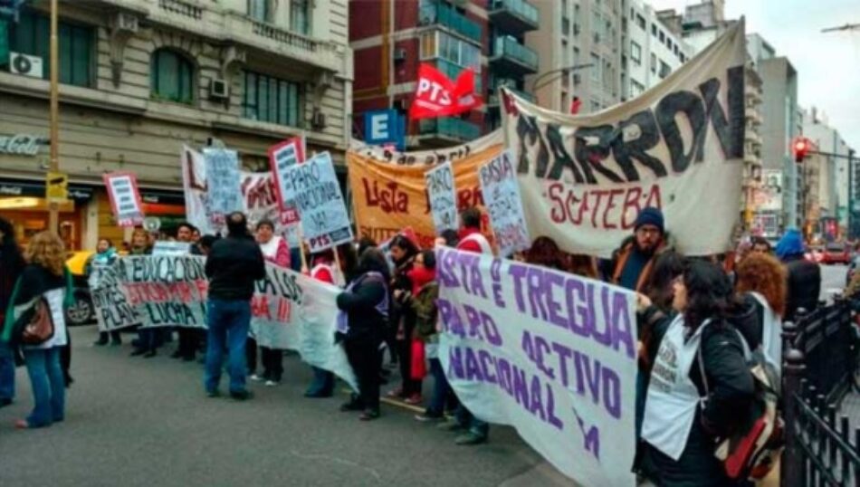 Docentes de Buenos Aires exigen paro nacional