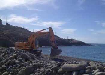 Paralización de las obras de playa Tauro (Gran Canaria)
