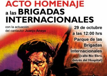 Organizan acto en Móstoles homenaje a las Brigadas Internacionales
