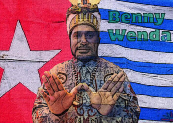 Benny Wenda, líder independentista de papúa occidental, en fisahara 2016