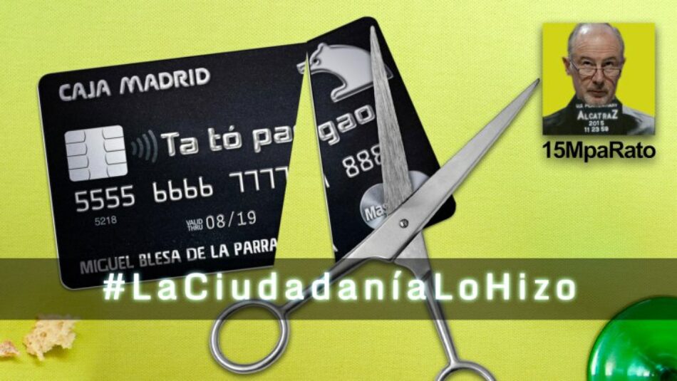 Cómo salieron a la luz las tarjetas negras de Caja Madrid: #LaCiudadaníaLoHizo