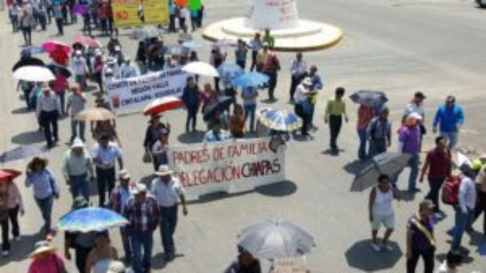 México. Maestros y maestras de la CNTE de Chiapas: “La ruta está trazada: desobedecer, resistir y luchar”