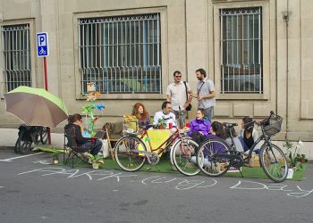 Amigos da Terra, Sustinea e a Masa Crítica, celebran o PARK(ing) Day en Ourense