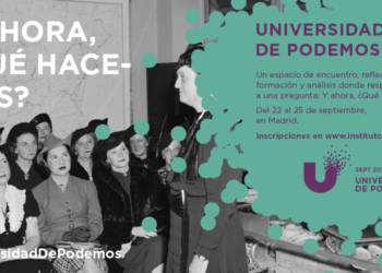 La Universidad de Podemos vuelve con el objetivo de reflexionar sobre el futuro del partido