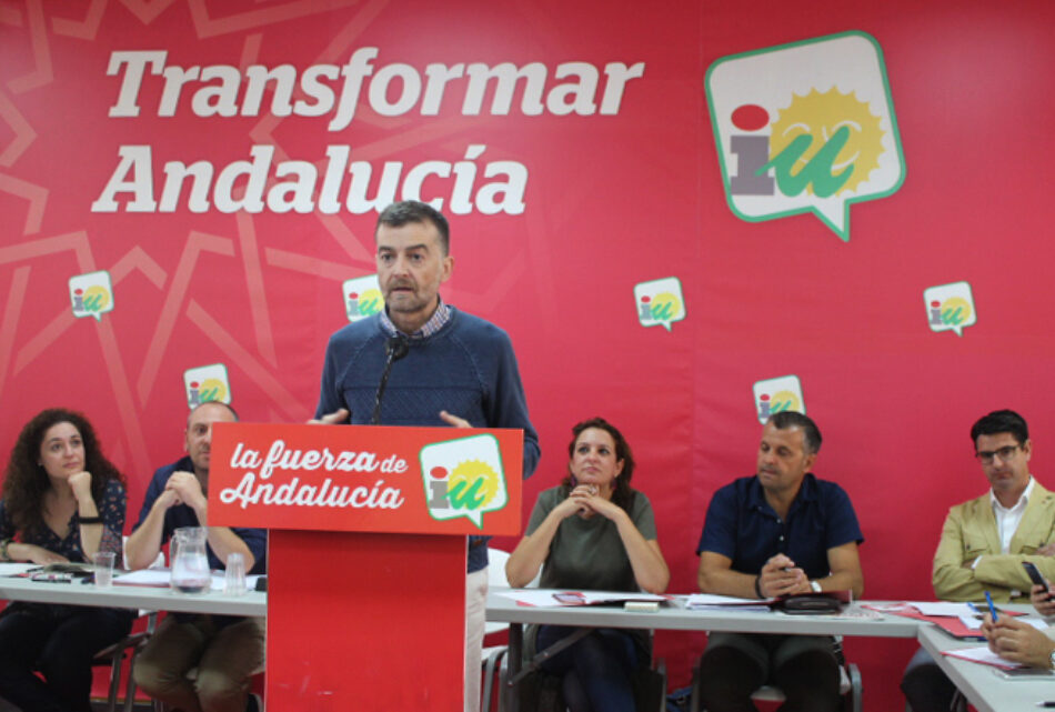 IU denunciará que Susana Díaz ha incumplido su promesa de aprobar los planes de empleo en septiembre