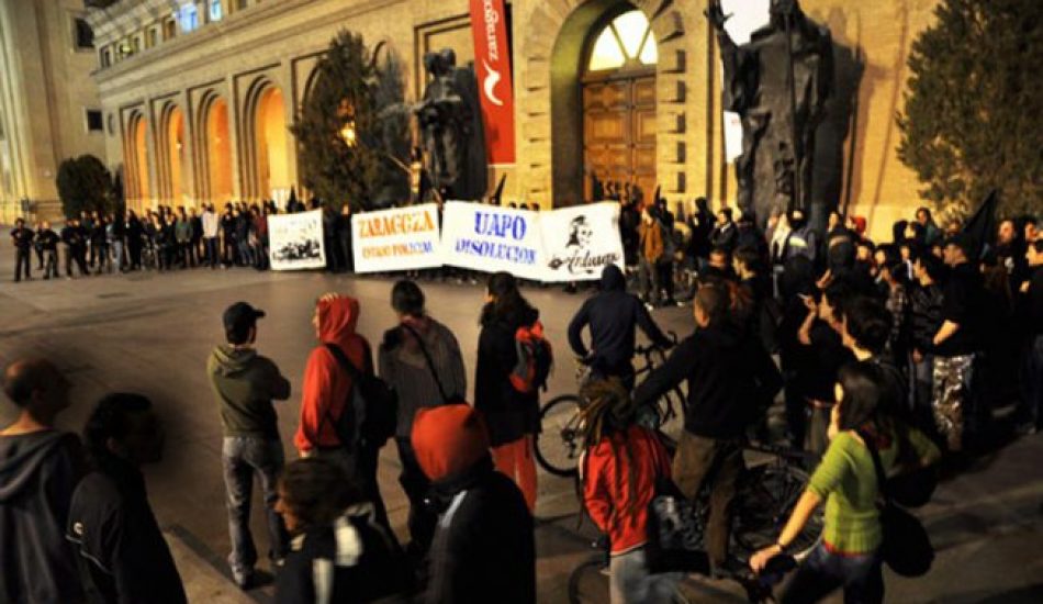 Sindicato policial demanda a joven del Sindicato de Estudiantes de Izquierda de Zaragoza y a Izquierda Diario por “calumnias e injurias” a la UAPO