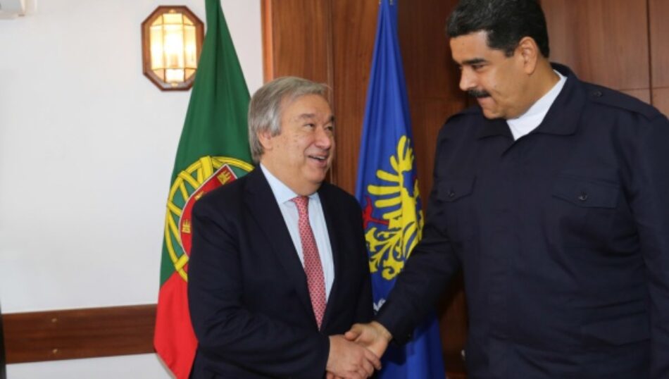 Maduro se reúne con el nuevo secretario general de la ONU
