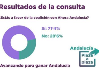 El 71% de los impulsores de Andalucía, Plaza a Plaza aceptarían concurrir en coalición priorizando el proyecto político transversal