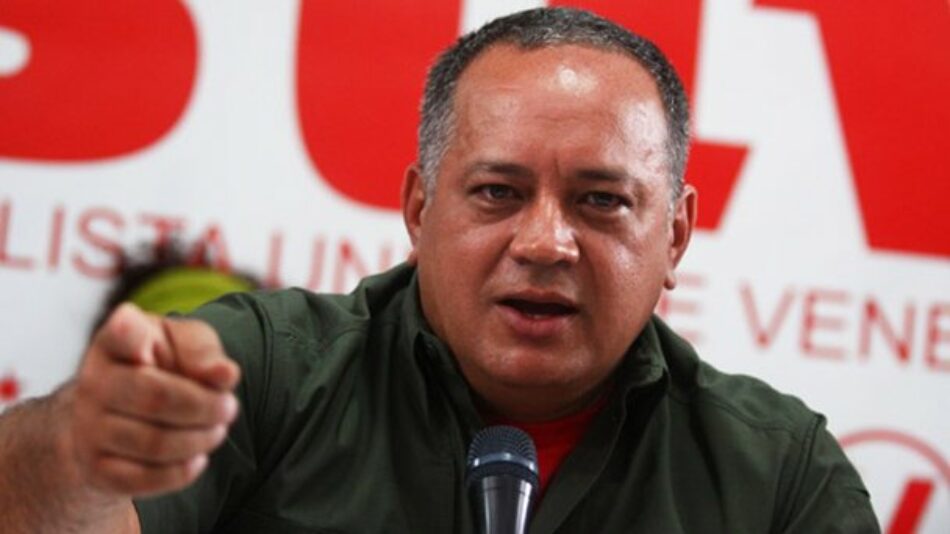 “La oposición no debería dejarse engañar porque este año no hay revocatorio”, afirmó Diosdado Cabello