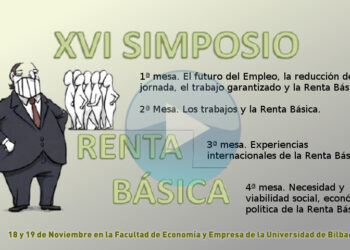 Monedero, Lamarka y Eduardo Garzón estarán en el XVI Simposio sobre Renta Básica