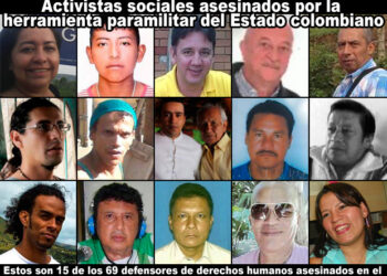 La Comisión Interamericana alarmada por asesinatos defensores de DDHH en Colombia