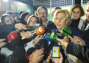 Manuela Carmena hoy tras su visita al CIE » «No tiene sentido tener privadas de libertad a personas que no han cometido ningún delito»