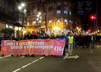 Manifestación da CIG en prol do emprego en Vigo