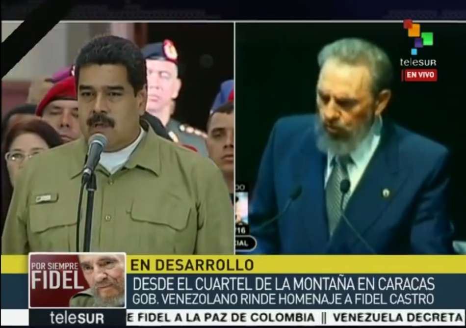 Venezuela en homenaje a Fidel: agradecemos a Cuba que nos diera a un gigante