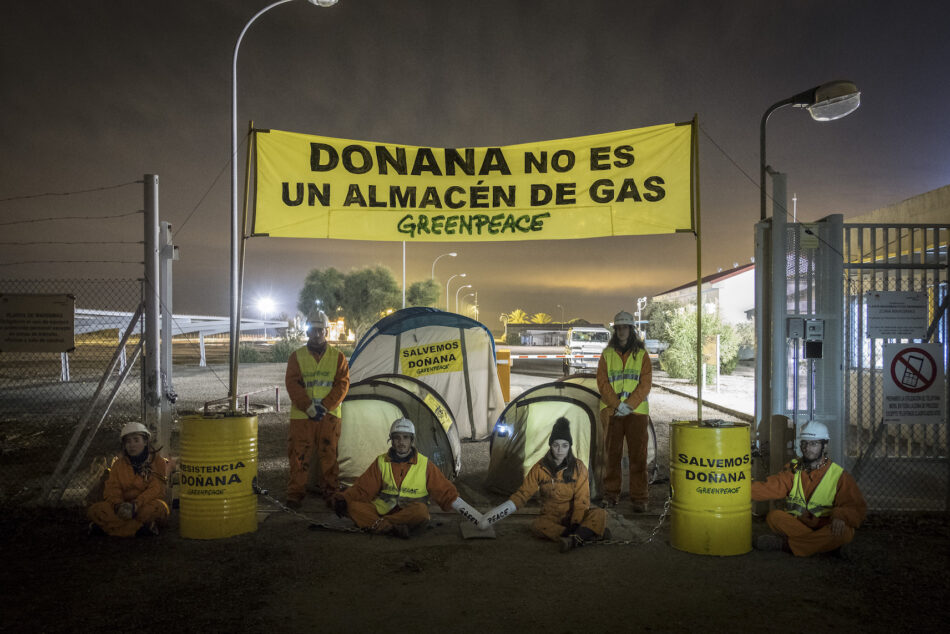 Greenpeace traslada sus reivindicaciones sobre Doñana al Gobierno y a la Junta con la entrega en Sevilla de más de 75.000 firmas