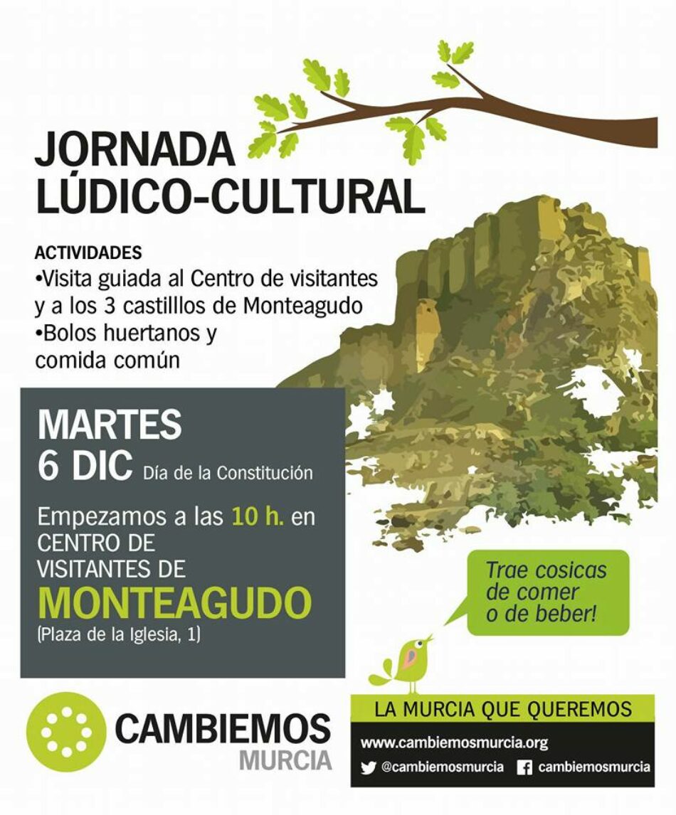 Cambiemos Murcia organiza una jornada cultural para “quienes no se van de puente”