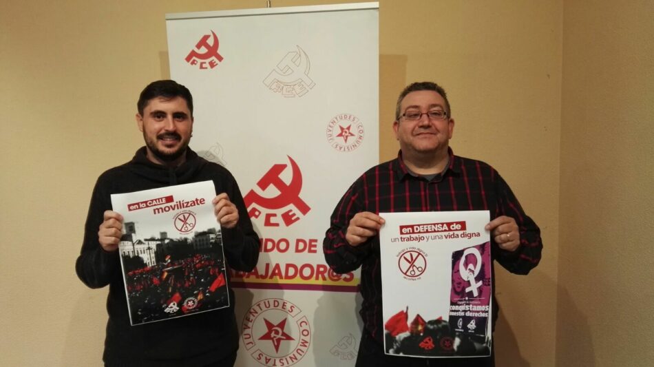 El Partido Comunista inicia una campaña contra la precariedad laboral en la Región de Murcia