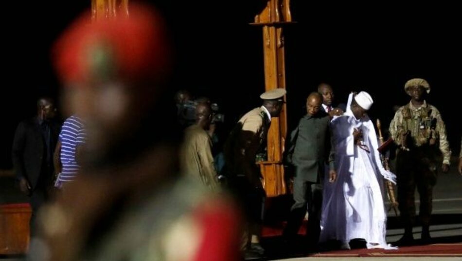 Expresidente gambiano Jammeh se exilia en Guinea Ecuatorial