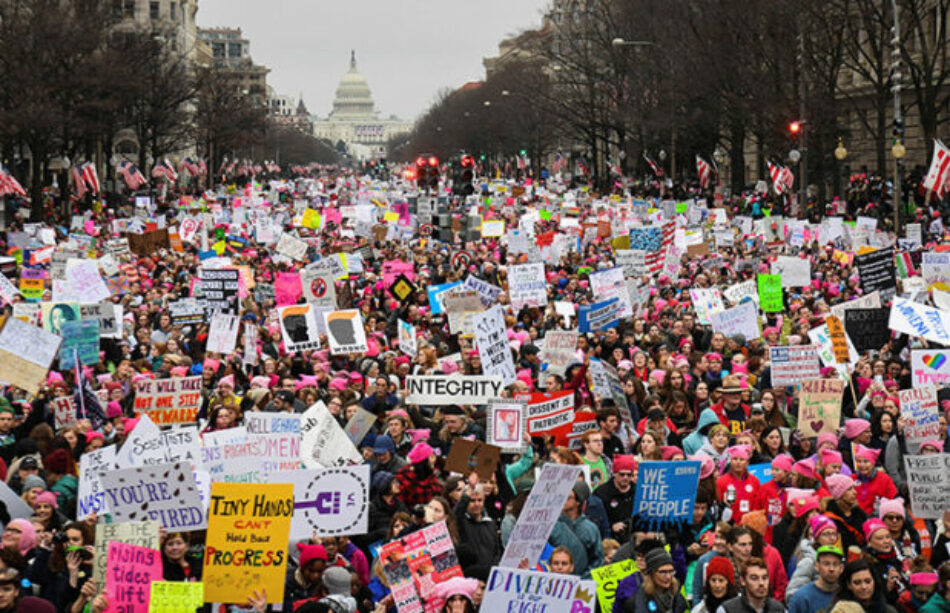 La Marcha de las Mujeres contra Trump retumba en EE.UU. y el mundo