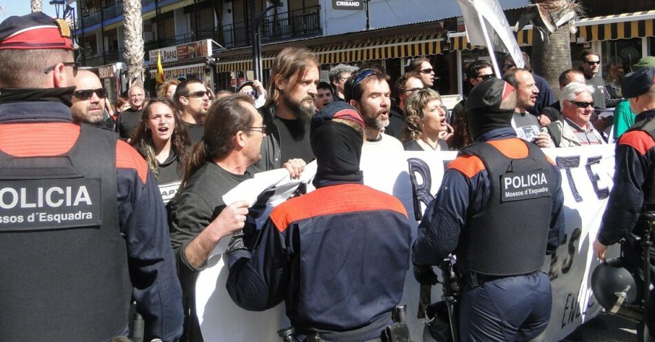 Concentración solidaria con las antifascistas penedesenques