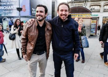 Pablo Iglesias y Alberto Garzón defienden la unidad en la Complutense