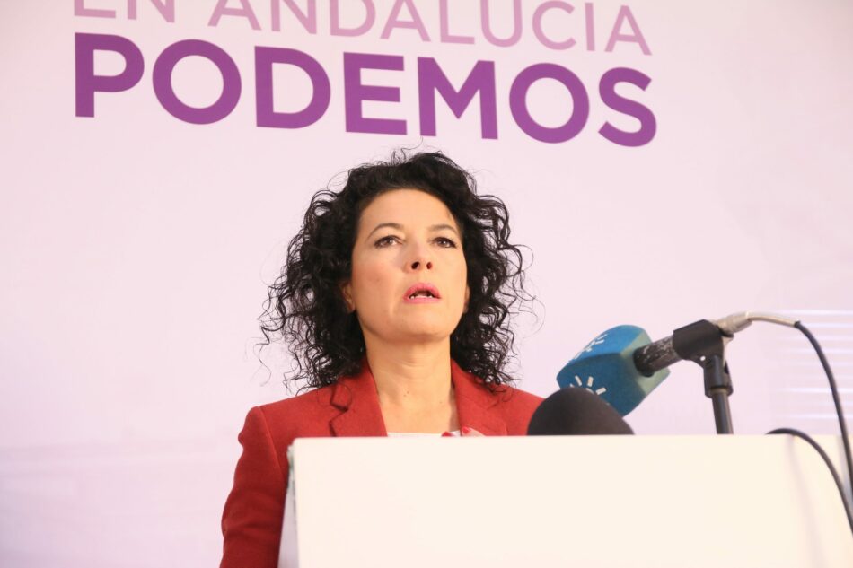 La senadora de Podemos-A, Maribel Mora, visitará  en un año las 13 prisiones andaluzas como parte de su labor de control al Gobierno