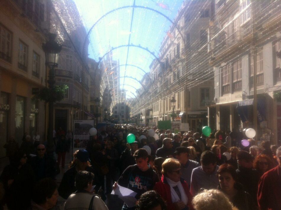 EQUO espera que la Junta escuche la voz de la calle que reclama el fin de los recortes en Sanidad