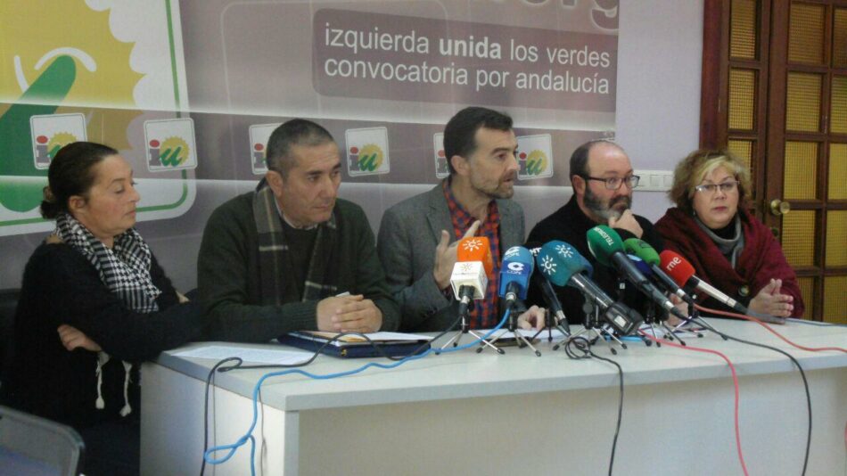 IU presenta mociones en defensa de la gestión directa de los comedores escolares en Andalucía