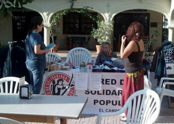 El Ayuntamiento de Alcalá de Henares intenta desalojar a la Plataforma de Afectados por la Hipoteca y la Red de Solidaridad Popular