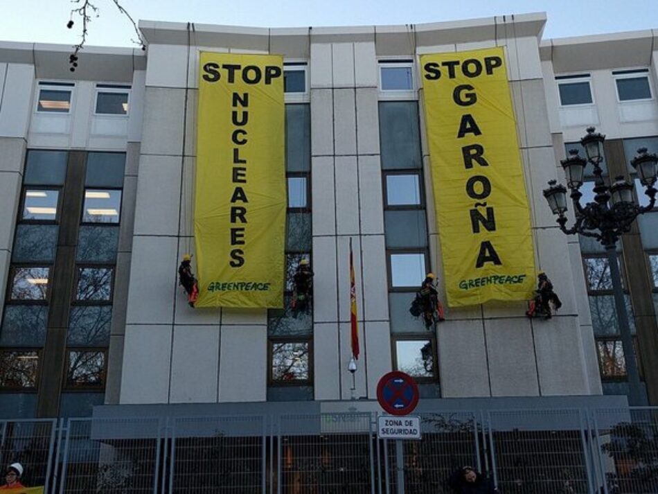 Greenpeace lamenta el servilismo del presidente del CSN hacia los intereses de las eléctricas e industria nuclear
