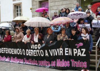 Concentración polo dereito das mulleres a vivir en paz