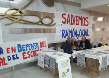 Encierro en el Hospital Ramón y Cajal contra los recortes en Sanidad