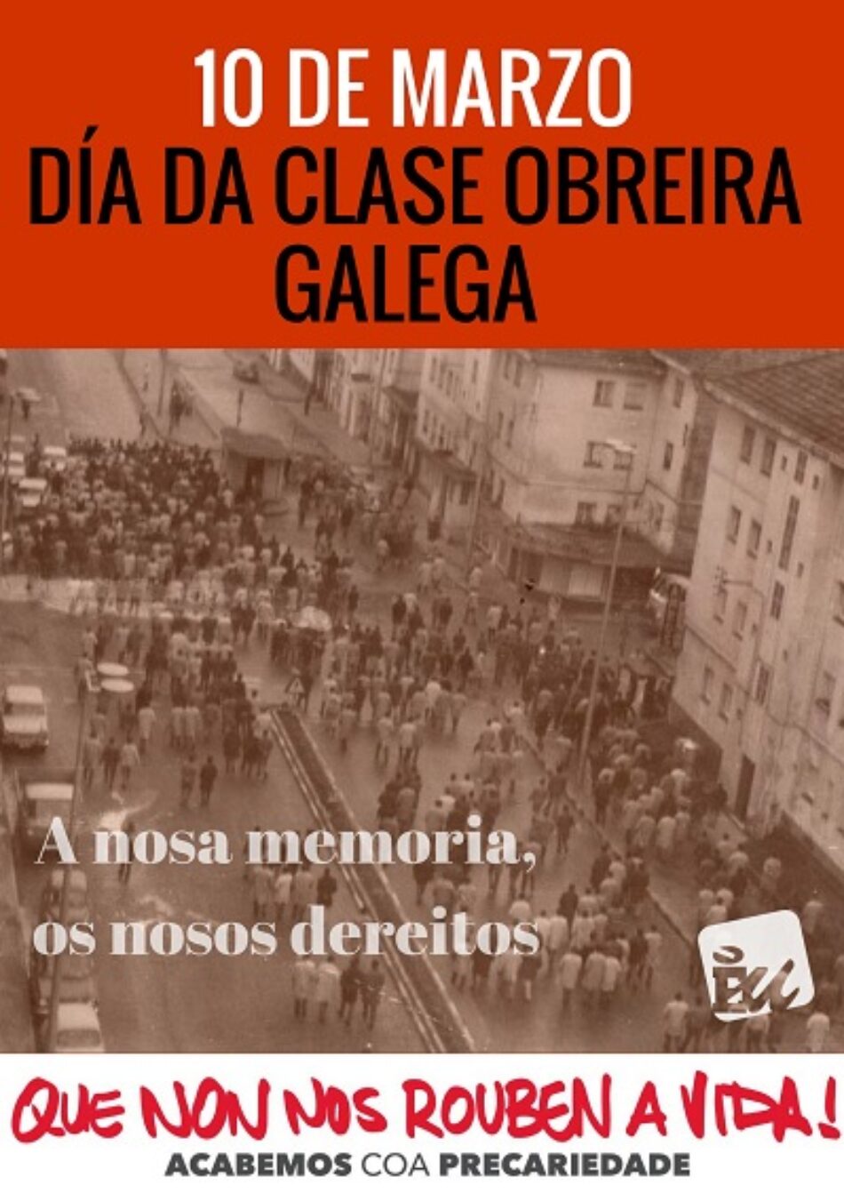 Esquerda Unida únese aos actos de Ferrol e A Coruña no Día da Clase Obreira Galega