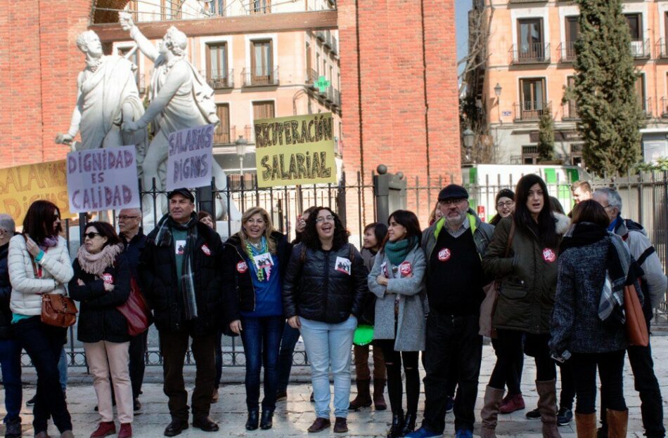 Trabajadores de las Escuelas Municipales de Música y danza de Madrid se van a la huelga los días 8 y 9 de marzo