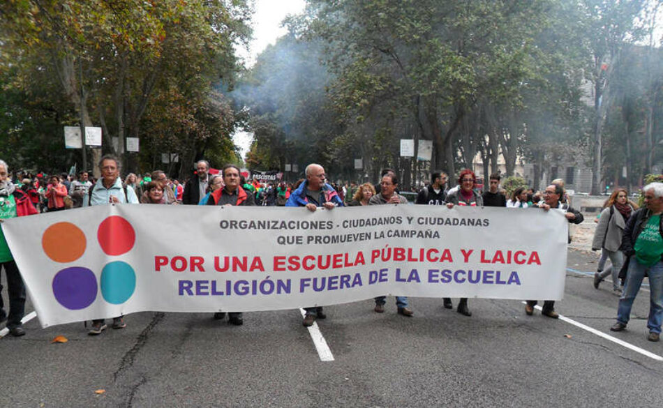 Europa Laica apoya la huelga de la enseñanza por una escuela pública y laica