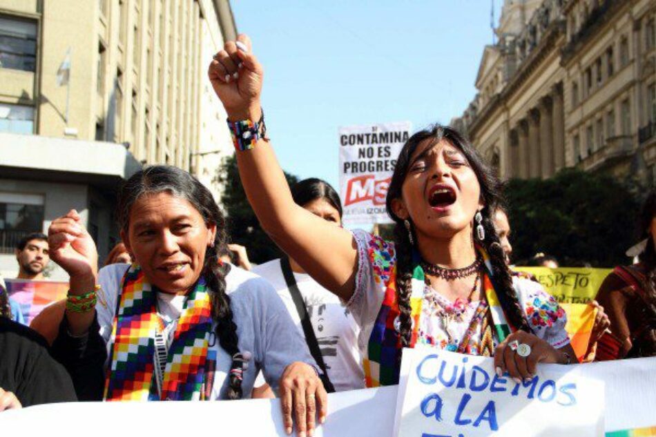 Las Mujeres Originarias nos paramos para detener el Genocidio #36NacionesContraElGenocidio